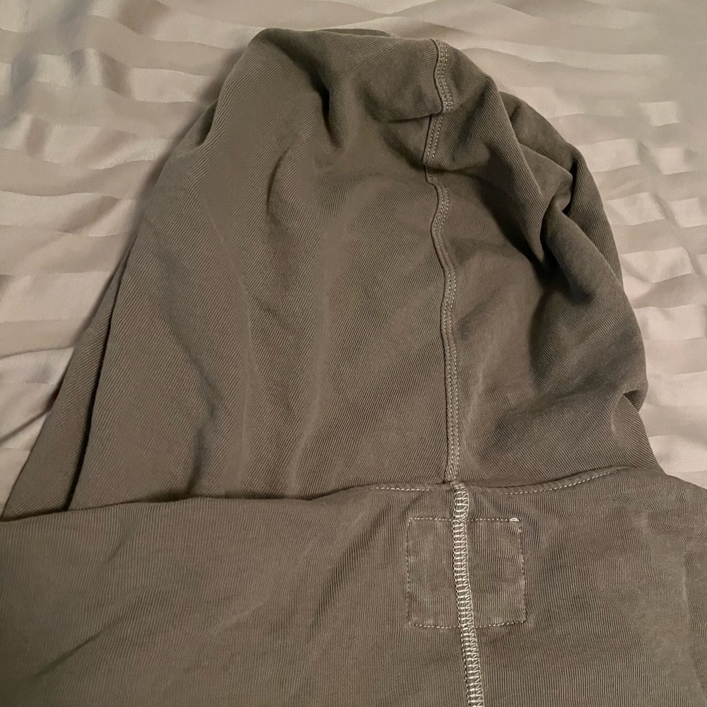 Anthropologie Postmark X-Small Green Open Front Anorak Hooded Jacket - Picture 6 of 15